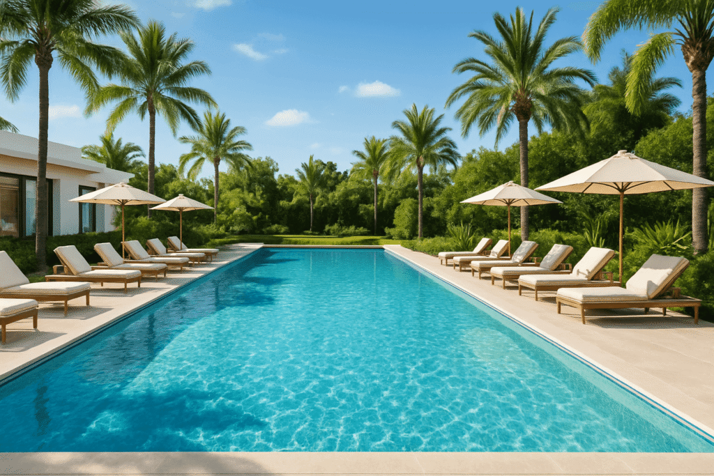 Luxueuse piscine